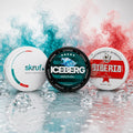 Frost Mix Bundle – Skruf Xtra, Iceberg Menthol & Siberia Red (je 10 Dosen)