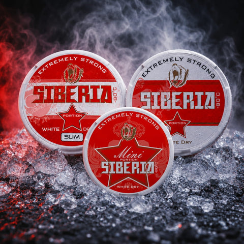Siberia Red Trio – Slim, Mini & Regular (je 10 Dosen)