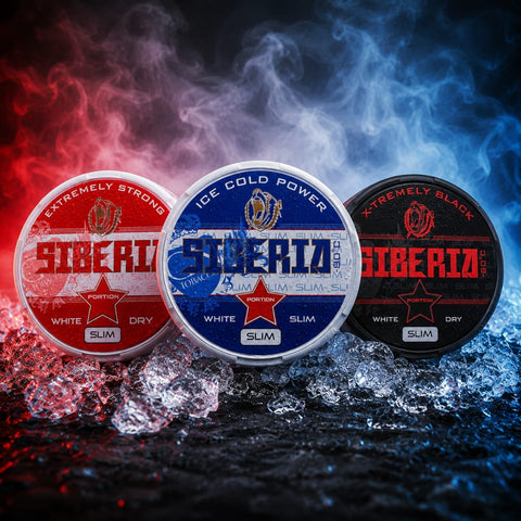 Siberia Slim Trio – Red, Blue & Black (je 10 Dosen)